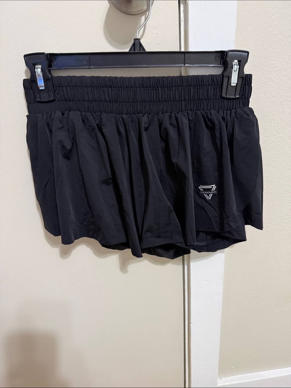 Black Kids Skort with Built-In Shorts